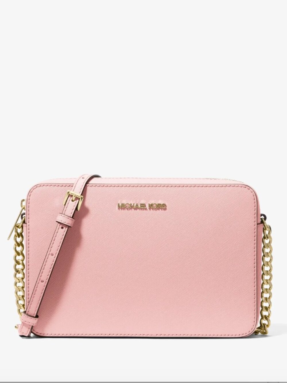 Michael Kors Jet Set Large Saffiano Leather Crossbody Bag for Women